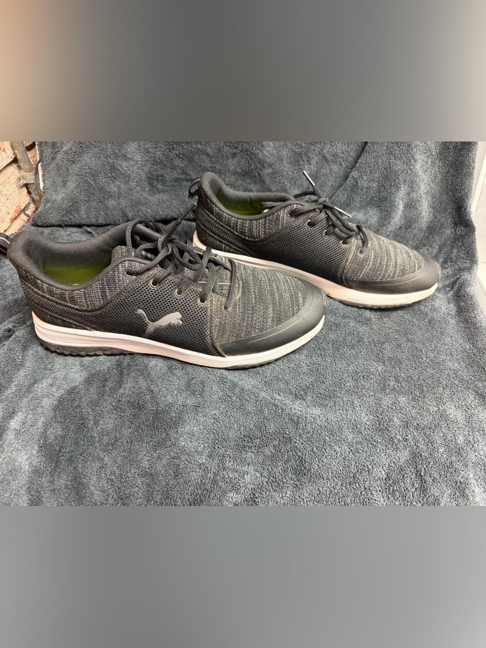 Puma Men’s Black Golf Sneakers size 12